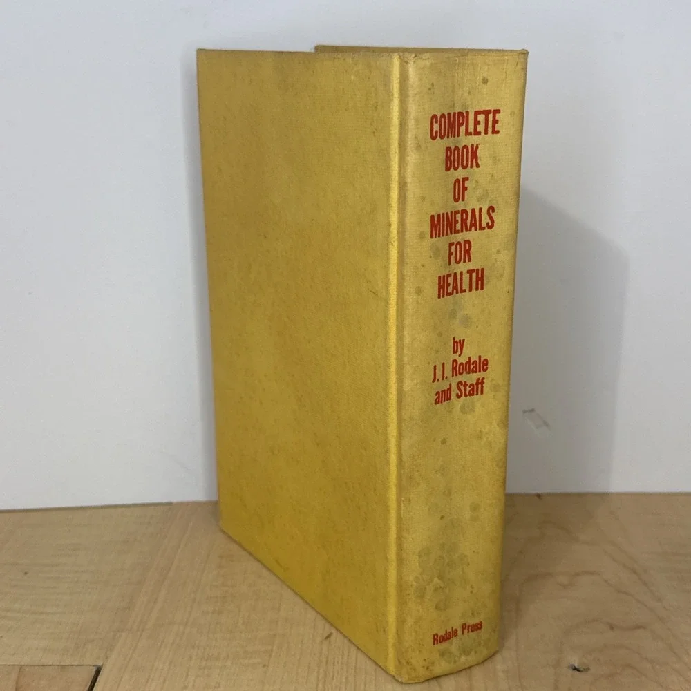 Complete Book of Minerals for Health J.J. Rodale Hardcover Vintage